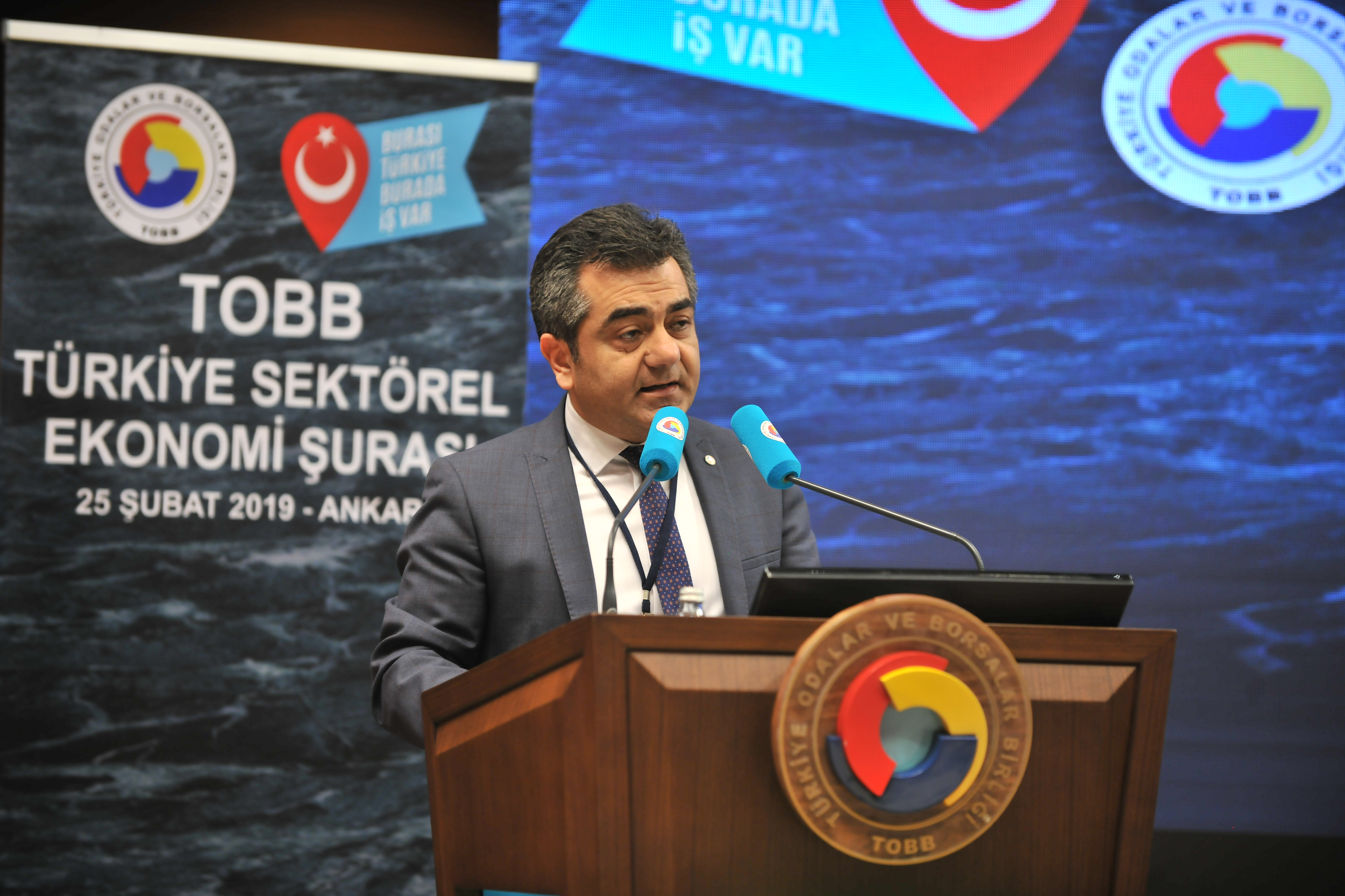 TOBB Türkiye Sektörel Ekonomi Şurası, 7 bakanın katılımıyla gerçekleştirildi