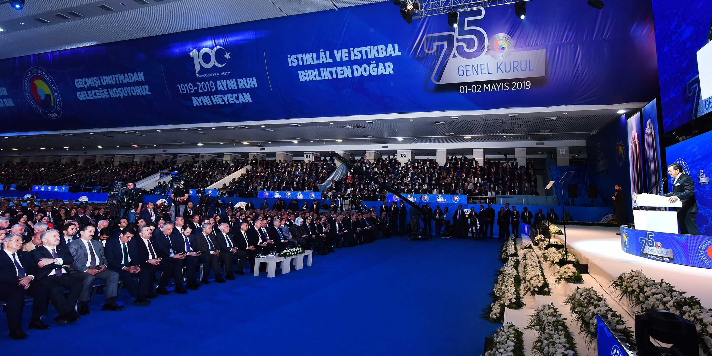 Türkiye Odalar ve Borsalar Birliği’nin (TOBB) 75’inci Genel Kurulu