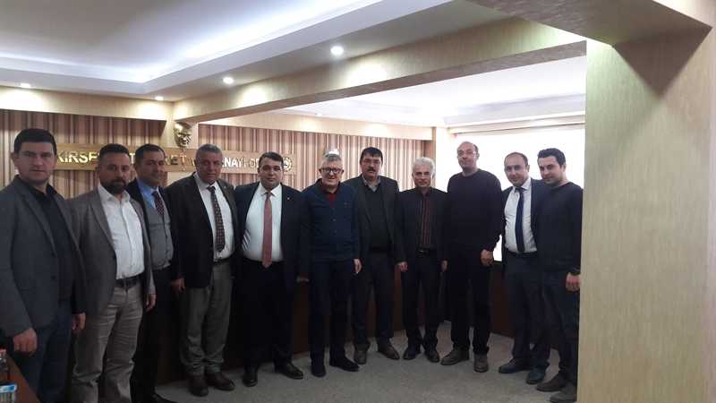 KIRŞEHİR ESNAF VE SANATKARLAR ODALARI BİRLİĞİ’NDEN ODAMIZA ZİYARET