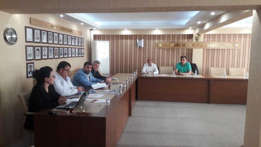 KIRŞEHİR TSO HAFTALIK OLAĞAN YÖNETİM KURULU TOPLANTIMIZ YAPILDI