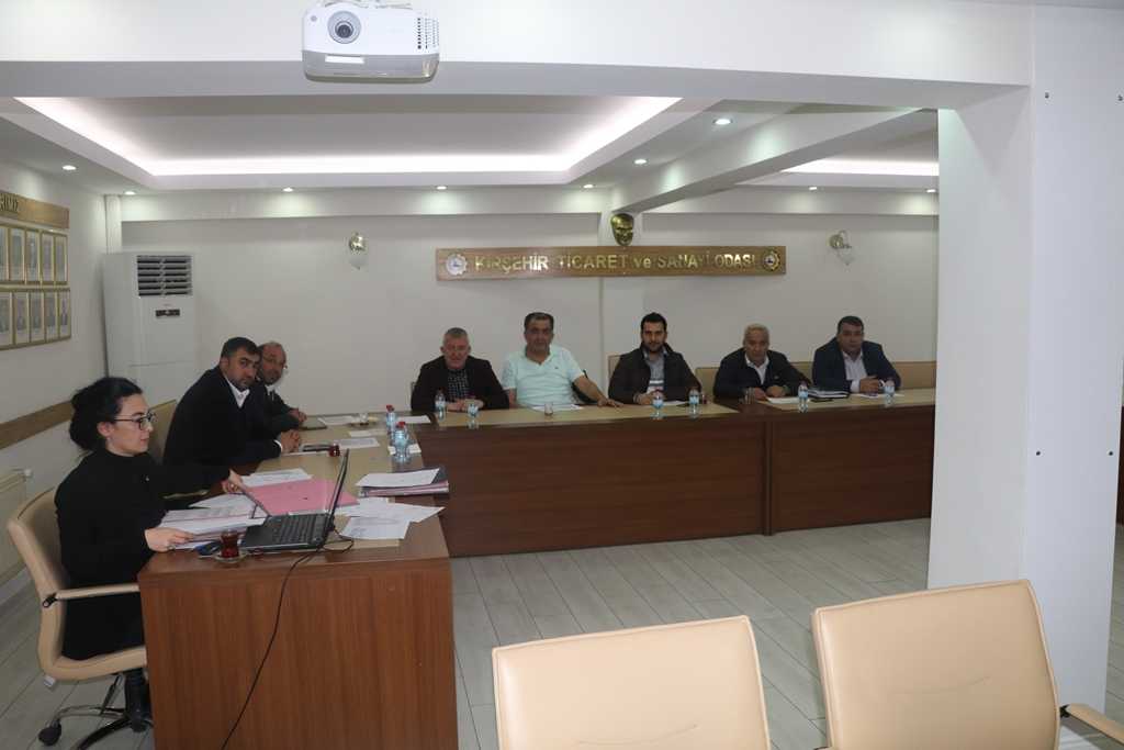 KIRŞEHİR TSO HAFTALIK OLAĞAN YÖNETİM KURULU TOPLANTIMIZ YAPILDI