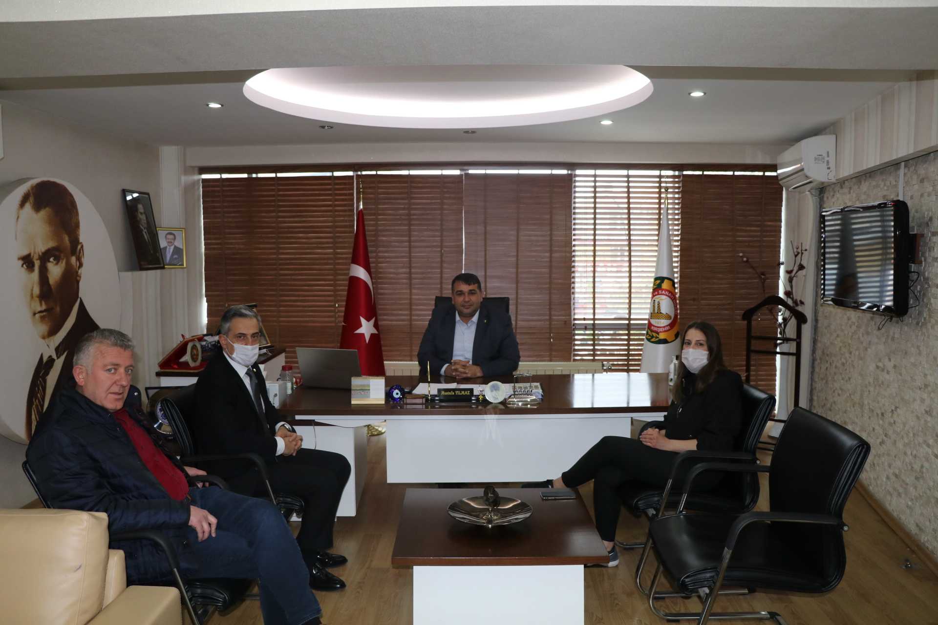 DENİZBANK’TAN BAŞKANIMIZA ZİYARET