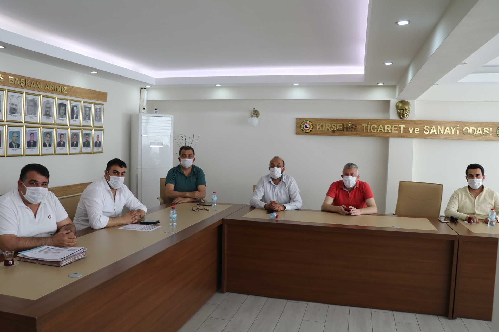 KIRŞEHİR TSO HAFTALIK OLAĞAN YÖNETİM KURULU TOPLANTIMIZ YAPILDI