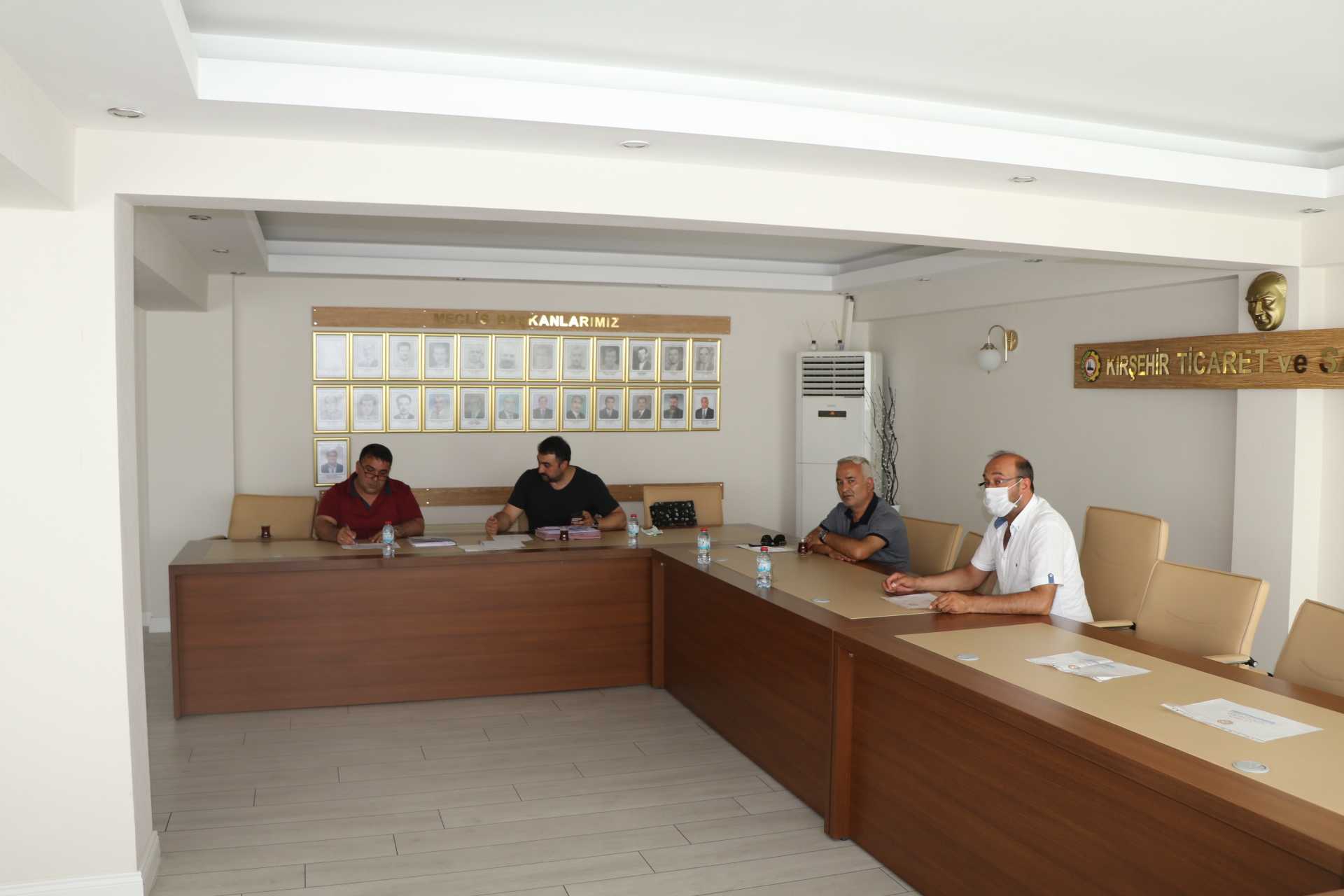 KIRŞEHİR TSO HAFTALIK OLAĞAN YÖNETİM KURULU TOPLANTIMIZ YAPILDI