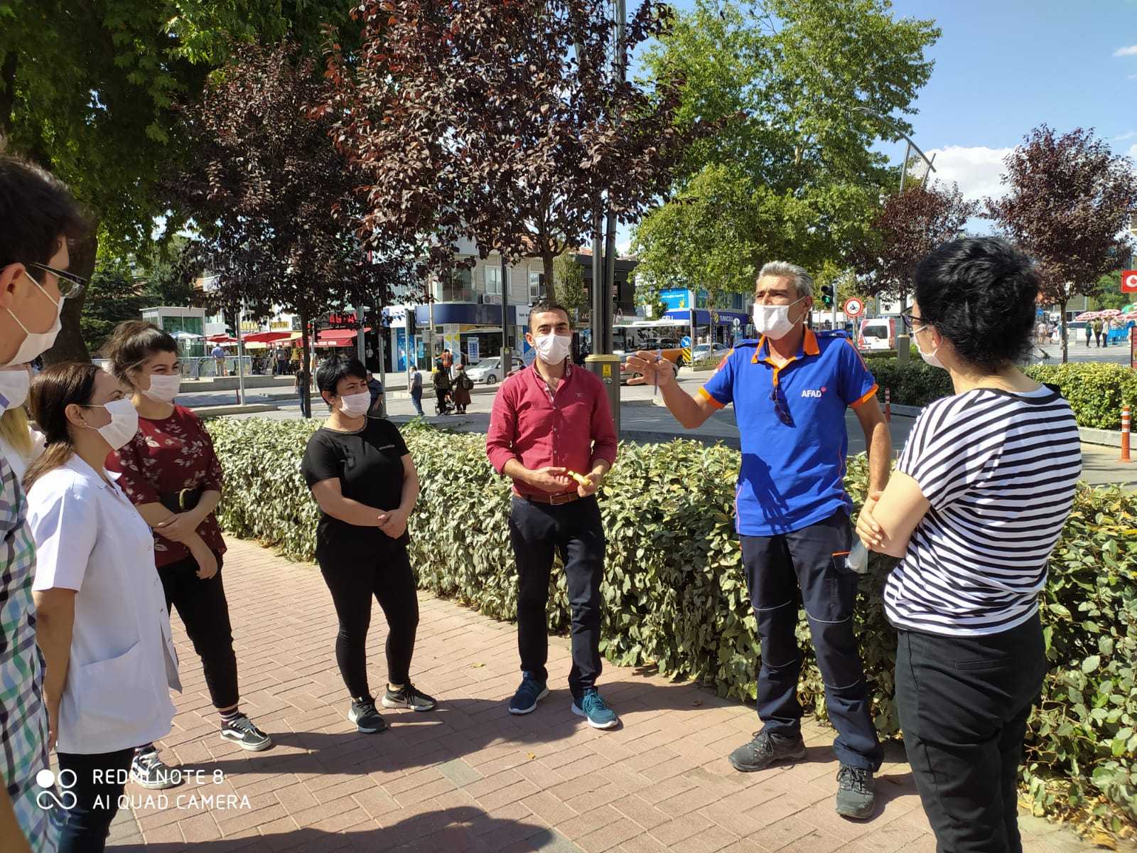 ODAMIZDA ACİL DURUM TAHLİYE TATBİKATI YAPILDI