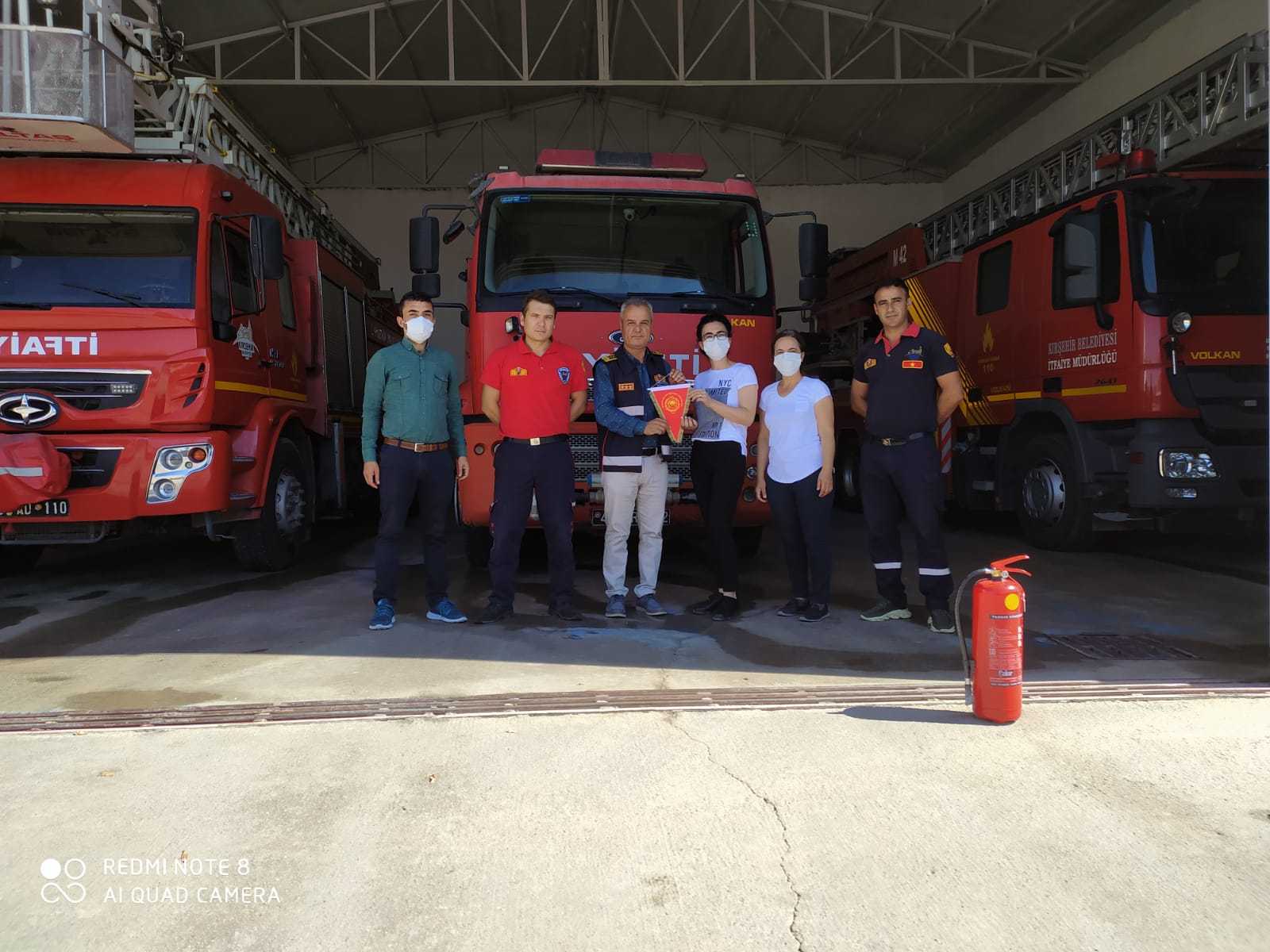 ODAMIZ PERSONELİ YANGIN SÖNDÜRME TATBİKATINA KATILDI