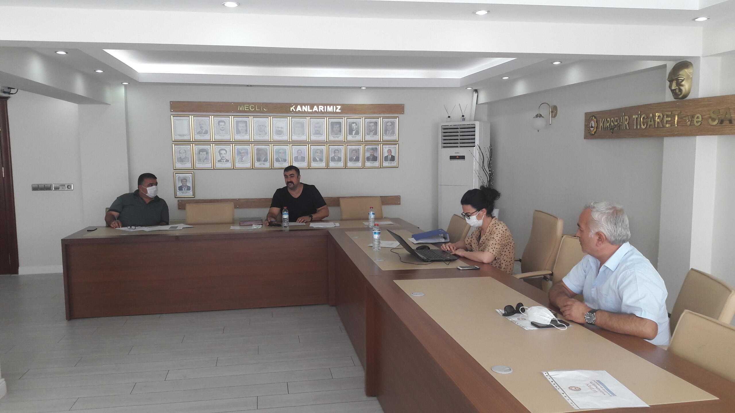 KIRŞEHİR TSO HAFTALIK OLAĞAN YÖNETİM KURULU TOPLANTIMIZ YAPILDI