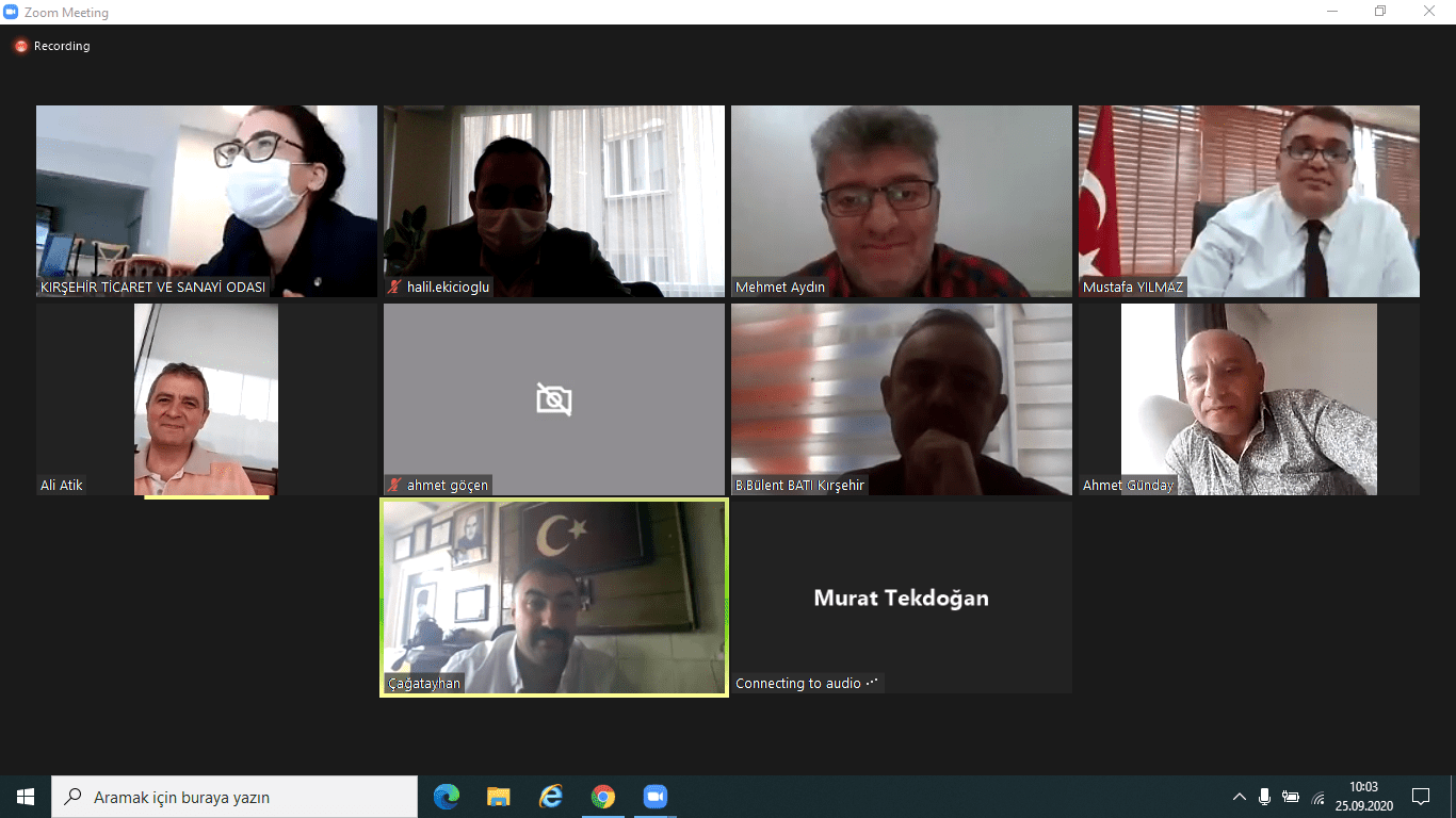 KTSO 2020 AĞUSTOS AYI MECLİS TOPLANTISI GERÇEKLEŞTİRİLDİ