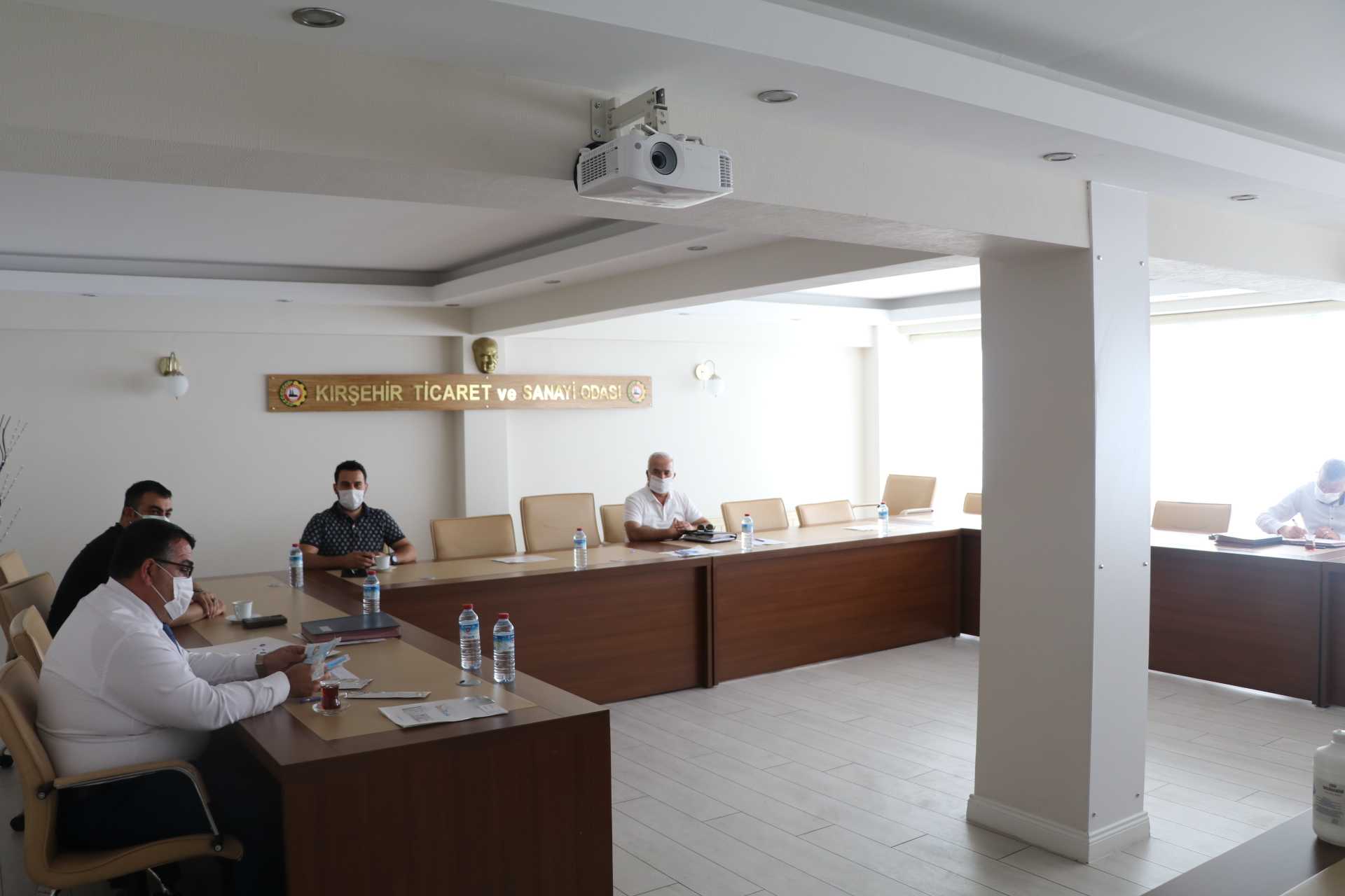 KIRŞEHİR TSO HAFTALIK OLAĞAN YÖNETİM KURULU TOPLANTIMIZ YAPILDI