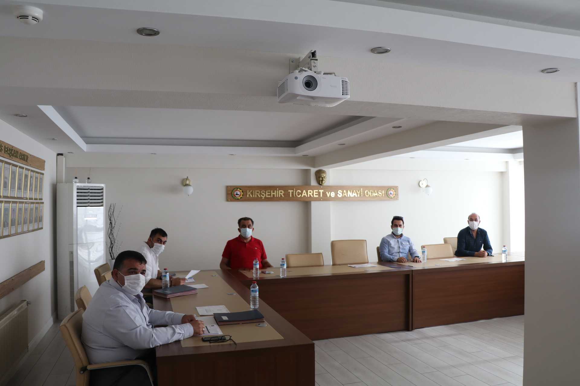 KIRŞEHİR TSO HAFTALIK OLAĞAN YÖNETİM KURULU TOPLANTIMIZ YAPILDI