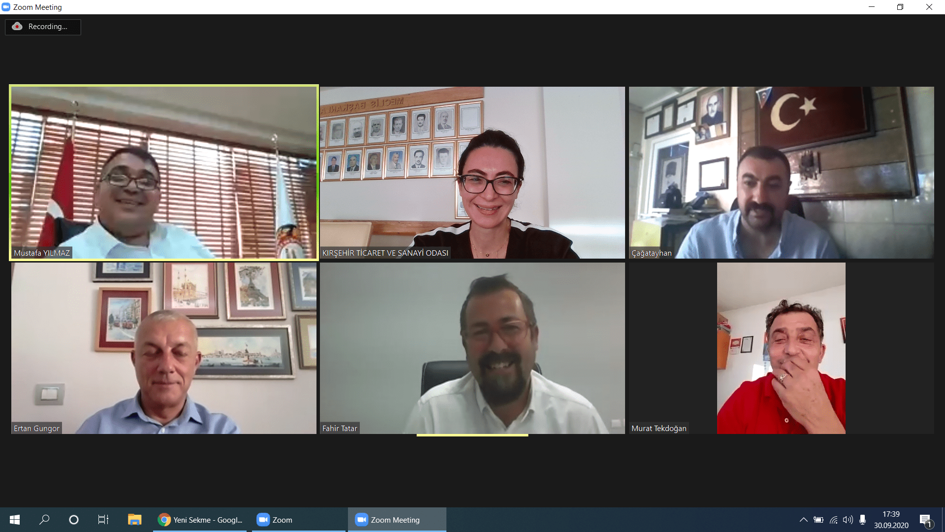 ARNAVUTLUK-TÜRKİYE TİCARET VE SANAYİ ODASI İLE ONLINE TOPLANTI YAPTIK
