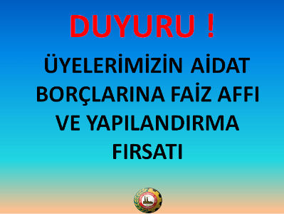 7256 Sayılı Yapılandırma Kanunu Kapsamında Oda Borçlarının Yeniden Yapılandırılması