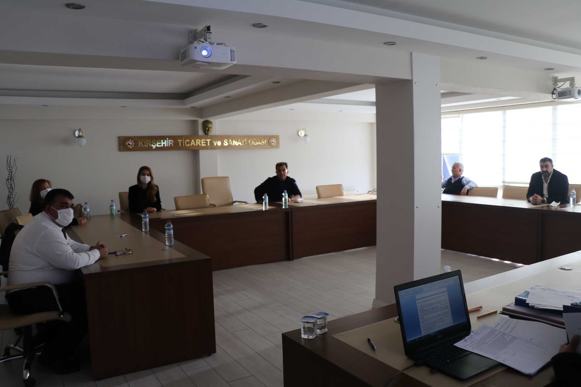 KIRŞEHİR TSO HAFTALIK OLAĞAN YÖNETİM KURULU TOPLANTIMIZ YAPILDI