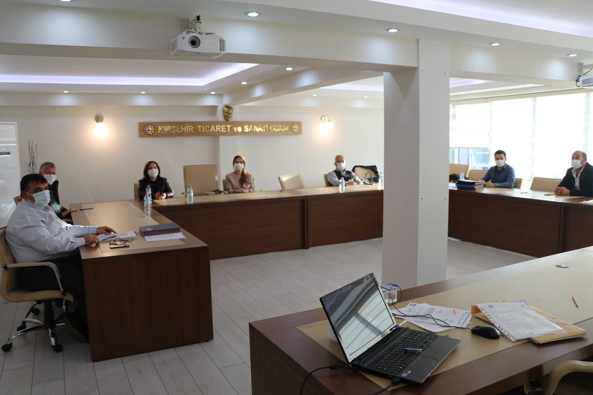 KIRŞEHİR TSO HAFTALIK OLAĞAN YÖNETİM KURULU TOPLANTIMIZ YAPILDI