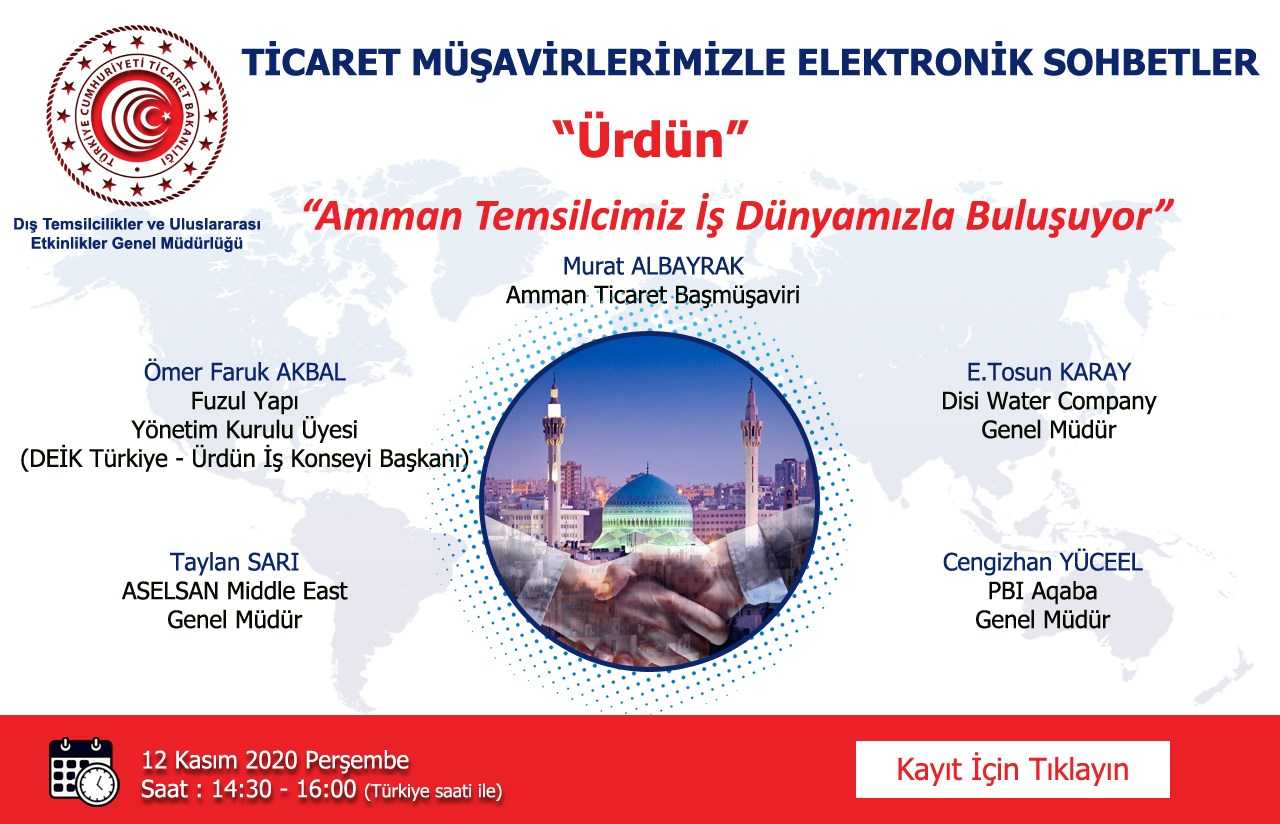 TİCARET MÜŞAVİRLERİMİZLE ELEKTRONİK SOHBETLER