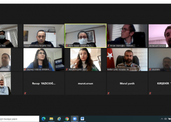 ODALAR VE BORSADAN ZOOM ÜZERİNDEN MÜŞTEREK TOPLANTI