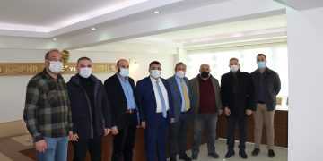 ADALET VE KALKINMA PARTİSİ MERKEZ İLÇE BAŞKANLIĞINDAN ODAMIZA İADE-İ ZİYARET