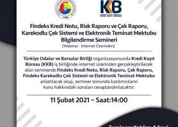 Kredi Notu Bilgilendirme Webinarı