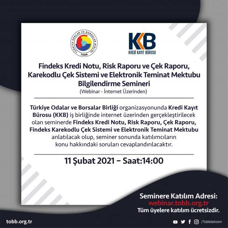 Kredi Notu Bilgilendirme Webinarı