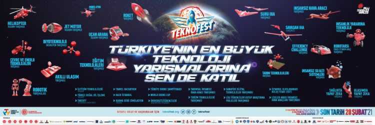 TEKNOFEST 2021 TEKNOLOJİ YARIŞMALARI BAŞVURULARI BAŞLADI!