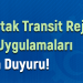 BREXİT-ORTAK TRANSİT REJİMİ VE TEMİNAT UYGULAMALARI HAKKINDA