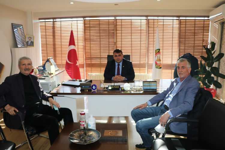 MEHMET EMİN TURPÇU VE MURAT SÜRMELİ’DEN BAŞKANIMIZA ZİYARET