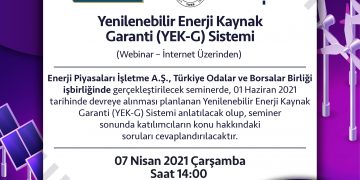 YEK-G SEMİNERİ – 7 NİSAN SAAT 14:00