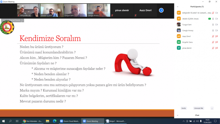 KOBİ’LER İÇİN İHRACAT EĞİTİMİ DÜZENLENDİ