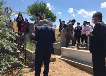 AHİ BABA KABRİ BAŞINDA ANILDI