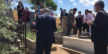 AHİ BABA KABRİ BAŞINDA ANILDI