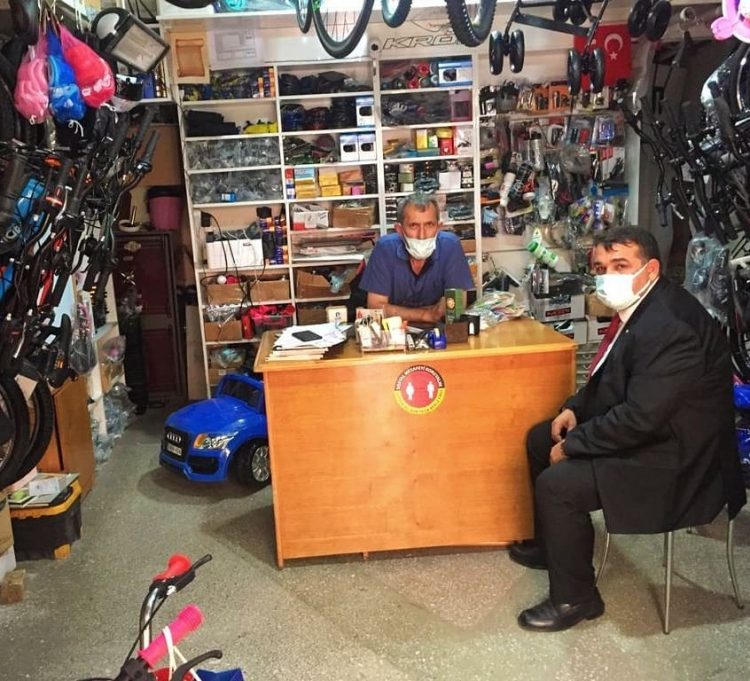 BAŞKAN YILMAZ ÜYE ZİYARETLERİNE HIZ KESMEDEN DEVAM EDİYOR