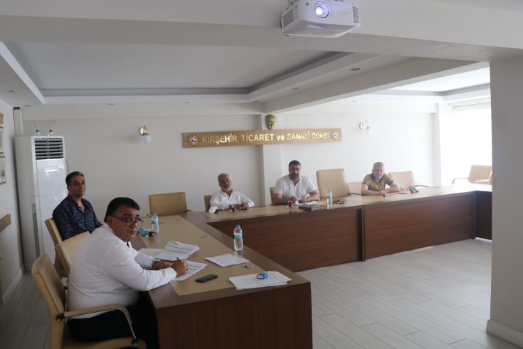 KIRŞEHİR TSO HAFTALIK OLAĞAN YÖNETİM KURULU TOPLANTIMIZ YAPILDI
