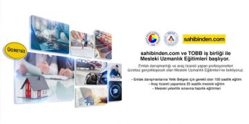Sahibinden.com ve TOBB İşbirliği ile Mesleki Uzmanlık Eğitimleri Başlıyor