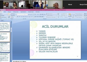 Odamızda Acil Durum Planı Eğitimi düzenlendi.