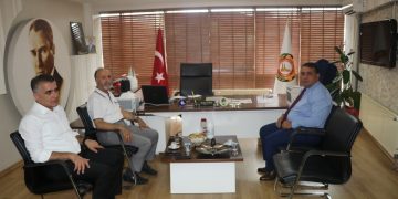 KIRŞEHİR ESKİ MİLLETVEKİLİ CAFER GÜNEŞ’DEN BAŞKANIMIZ MUSTAFA YILMAZ’A ZİYARET