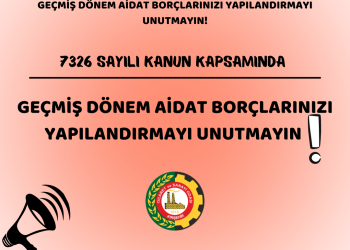 7326 SAYILI KANUN KAPSAMINDA ODA AİDATLARININ YAPILANDIRILMASI