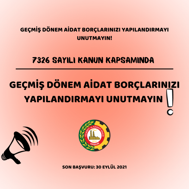 7326 SAYILI KANUN KAPSAMINDA ODA AİDATLARININ YAPILANDIRILMASI
