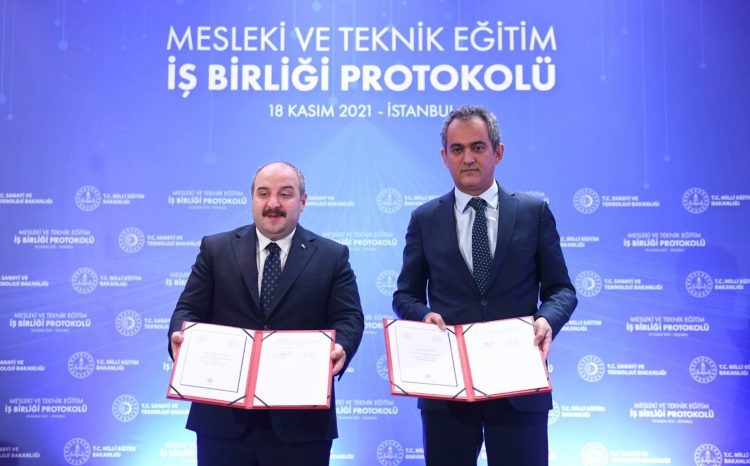 MESLEKİ VE TEKNİK EĞİTİM İŞ BİRLİĞİ PROTOKOLÜ İMZALANDI