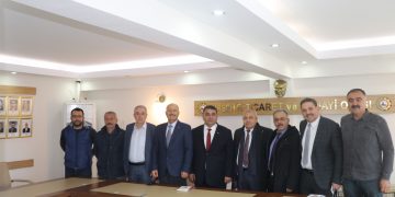 ZAFER PARTİSİ’NDEN BAŞKANIMIZ MUSTAFA YILMAZ’A ZİYARET