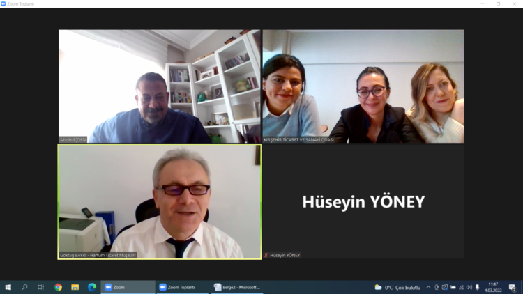 HARTUM TİCARET MÜŞAVİRLİĞİ İLE TOPLANTI GERÇEKLEŞTİRDİK