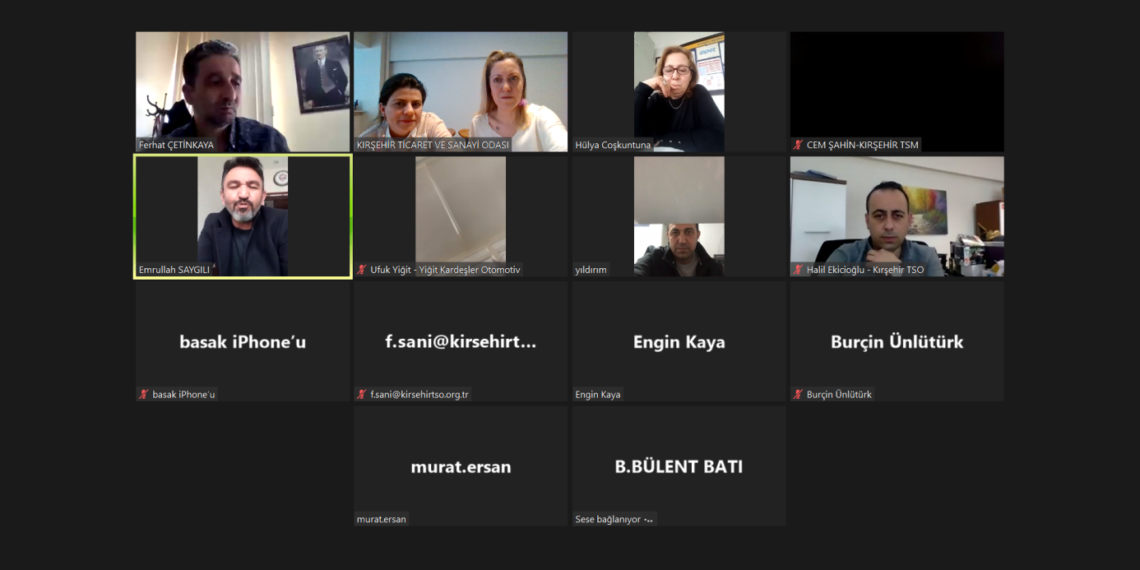 ONLINE MESLEK KOMİTELERİ MÜŞTEREK TOPLANTISI YAPILDI