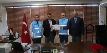 İl Müftüsü Mehmet Yaman Yönetim Kurulu Başkanımız Mustafa Yılmaz’ı Ziyaret Etti