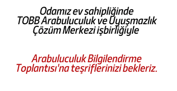 Arabuluculuk Bilgilendirme Toplantısı