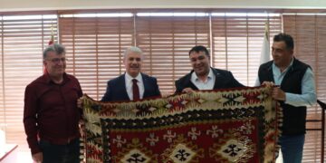 Valimiz Sayın İbrahim Akın’dan Odamıza Veda Ziyareti