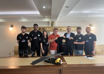 TEKNOFEST 2022 Finalinde Yarışacak Olan ‘’AHİTEK’’ Takımı’ndan Başkanımıza Ziyaret