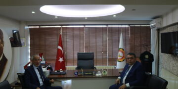 MİKAİL ARSLAN’DAN BAŞKANIMIZ MUSTAFA YILMAZ’A ZİYARET