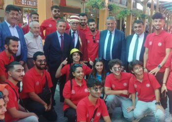 BAŞKANIMIZ MUSTAFA YILMAZ AHİLİK HAFTASI KUTLAMALARI KAPSAMINDA ÇARŞI AÇILIŞI, ŞED KUŞATMA TÖRENİ VE ESNAF ZİYARETİ PROGRAMINA KATILDI