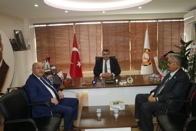 BAŞKANIMIZ MUSTAFA YILMAZ’A HAYIRLI OLSUN ZİYARETİ