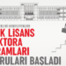 2022-2023 Bahar Dönemi Lisansüstü Öğrenci Alım İlanı