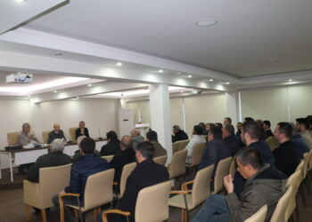 ODAMIZDA İNŞAAT SEKTÖRÜNE İLİŞKİN TOPLANTI DÜZENLENDİ